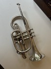 Vintage 1887 Besson   Co  Prototype  London  Silver Shepherds Crook Cornet