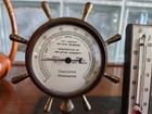 Vtg Swift Anderson Desktop Weather Station Temp Barometer Hygrometer Ships Wheel