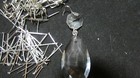 100 Antique Style Silver Color Connector Parts-  For Chandelier Crystals prisms