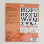 Fiskars 146730-1001 Clear Stamps Block Monogram  n-z 