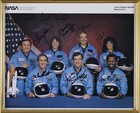 Space Shuttle Challenger - Sts - 51l Crew - Autographed Inscribed Photograph