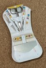 Vintage 1940s Manicure Set Sheffield England Complete 7 Piece Travel Case Mcm
