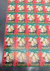 Wx151 Angels Singing  Sheet Of 100 Us 1950 Christmas Seals stamp Mnh 