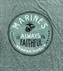 United States Marine Corps Usmc Always Faithful Semper Fidelis T-shirt - Size L
