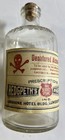 Antique Medicine Bottles With Original Labels Lot Of 2 - Poison - Read Labels     