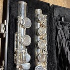 Armstrong Flute Model 104 Silver Plated Body With Solid Silver Pcr Headjoint