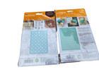 Cricut Cuttlebug Anna Griffin Dandelion   Gingham  5 X 7 Embossing Folder New