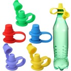 No Spill Silicone Bottle Tops For Toddlers 5 Pack Safe And Leak Proof