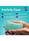 Zest Deodorant Bar Soap  Hydrating Moisture For All Skin Types  Aqua  4 Oz