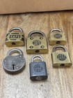 Vintage Safe Padlock Lock Lot No Keys