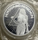   New   1 Ozt 999 Silver   Masonic Maiden   Stl Mint   Mintage 500