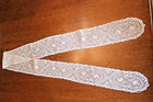 Antique Victorian Blonde Chantilly Lace Very Long 63  Lappet