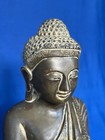 Mid-period Mandalay Burma Bronze Buddha