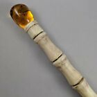 Jurassic Park Amber Cane Prop Replica - John Hammond Hardwood Dino Dna real Bug