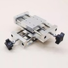 1pc Precision Cross Manual Sliding Table Linear Rail X y Axis Platform