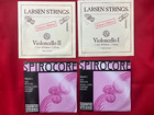 Cello String Set Larsen Soloist Cello A  D And Spirocore Cello Chrome G   C 4 4