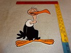 Vintage Beaky Buzzard Bird Looney Tunes Enamel Metal Killer  Gasoline Oil  Sign 
