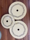 Nevco Vintage Stove Top Burner Covers Yellow Green Floral 8      10   