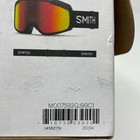 Smith Vogue Snow Goggles Black   Red Sol-x Mirror  Small Fit