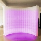 Inflatable Photo Booth Wall Background Frame With Led For Party