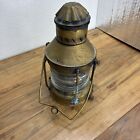 Nautical Marine Brass Boat Light Antique Hanging Oil Lamp Ship Lantern