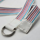 Vintage Youth Adjustable Woven Belt Cotton White Pink Blue Colors 29 l