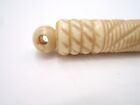 19th Century Needle Case Carved Very Well Done