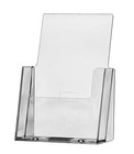 Qty 32 Brochure Holders Bi Fold 5 5 X 9 Inch Booklet Catalog Display Stand Clear