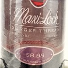 Maxi-lock Serger Thread - Lot Of 3 Spools - Black 6000 Yd Spools - New Sealed