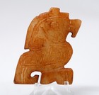 Ancient Shang Dynasty Chinese Carved Jade Bird Pendant  Evaluated W Certificate