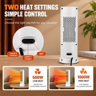Space Heater Portable Electric Heaters For Indoor Use 1000w Ptc Fast Safety Heat