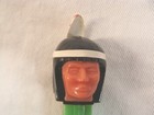  Rare Vintage Pez Indian Brave W  Feather No Feet Dispenser 620 061 Mint