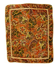 2 Ralph Lauren Standard Shams - Paisley In Rust Green Mustard Colors - A Pair
