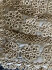 Antique Tatting Lace Baby Infant Cap L Silk Lining Late 1800   s Early 1900   s