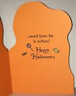 Vtg Hallmark Snoopy Halloween Card Trick Or Treating W  Woodstock Envelope New