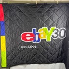 Ebay Logo Branded Promo Advertising Blanket Packable Lightweight  52  X 76 