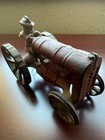 Vintage Arcade Red Cast Iron Farm Tractor 273r    