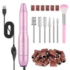 Portable Electric Nail Drill Machine  Professional 20000 Rpm Usb Manicure Ped   