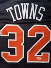 Karl Anthony Towns Autographed New York Knicks Signed Jersey Nba Finals- Psa Coa