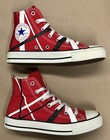 Van Halen Custom Striped Size M 4 5 w 6 5 Converse All Star High Top Shoes