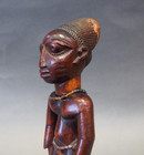 Good Old West African Tribal Art Nigerian Yoruba Ibeji Doll With Trade Beads