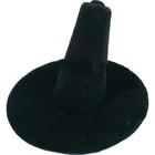 Finger Ring Displays Black Velvet 1 1 4  2pcs