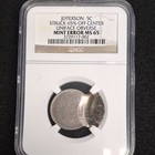 Ngc Ms65 Jefferson Nickel 5c Error Struck 65  Off Center Uniface Obverse