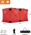 6-8 Person Insulated Ice Fishing Shelter Large Pop-up Portable Ice Fishing Tent