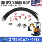 2 Three Way Diverter Valves For 1-2 Ton Chinese Mini Excavator W  Quick Connects