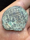 Lot Of Two Uncleaned Spanish Shipwreck 8 Reale Coins Pirate Pieces Of Eight