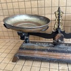 Antique Decor  Balance Scale French Force Cast Iron 1 Kilo