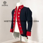 Revolutionary War French Continental Lottery Coat Navy Blue Regimental Wool Coat