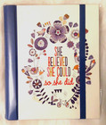 Address Book  large  She Believed She Could So She Did  b n   sealed  Brand New 