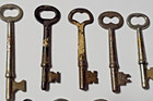 Lot Of 10 Vintage Key Antique Skeleton Old Lock Steel Keys